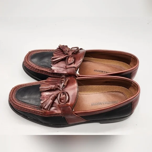 Johnston & Murphy Shoes Men 10 Aragon II Kiltie Tassel Narrow